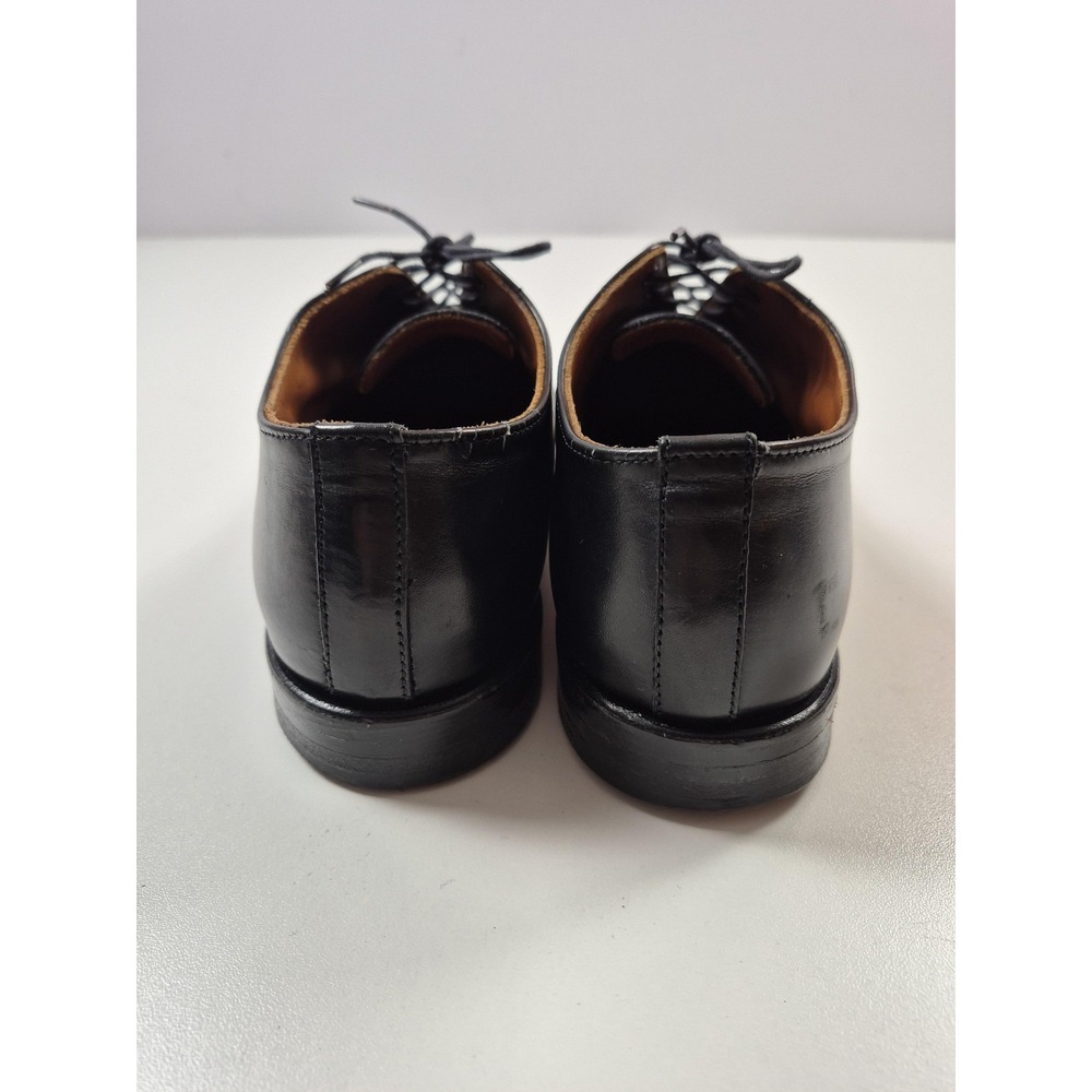 Cole Haan Shoes Mens Size 9 Black Cap Toe Oxford Dress Leather Made In USA - Picture 3 of 11